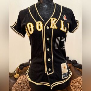 Blue Marlin Five Star Vintage 1966 Spirit Brooklyn Royal Giants Brown Jersey EUC